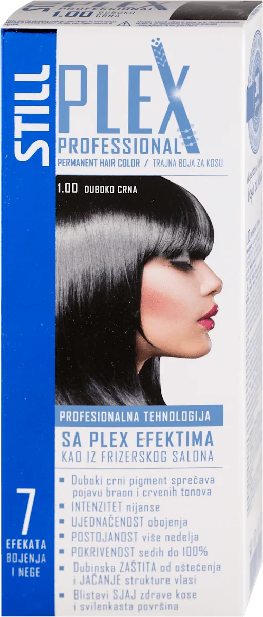 Farba za kosu STILL Plex 1.00 duboko crna