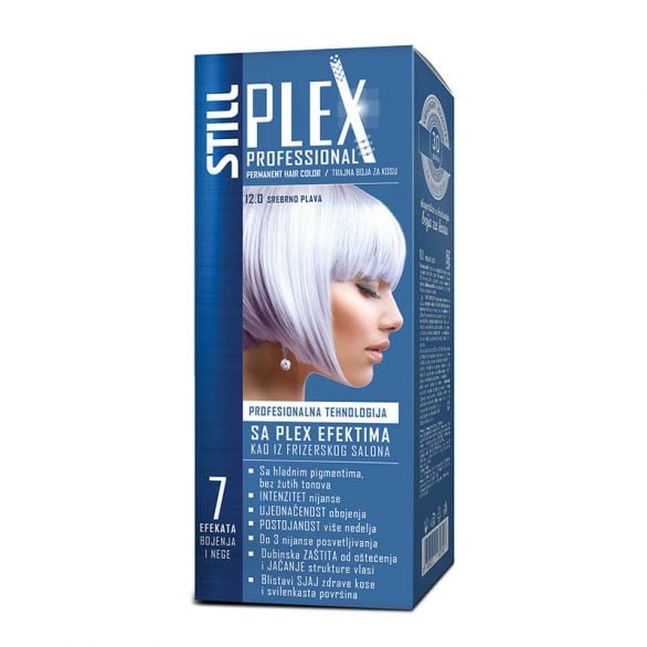 Farba za kosu STILL plex 12.0 srebrno plava