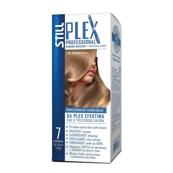 Farba za kosu STILL plex 7.00 prirodno plava