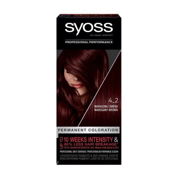 Farba za kosu SYOSS 4-2 Mahogany brown