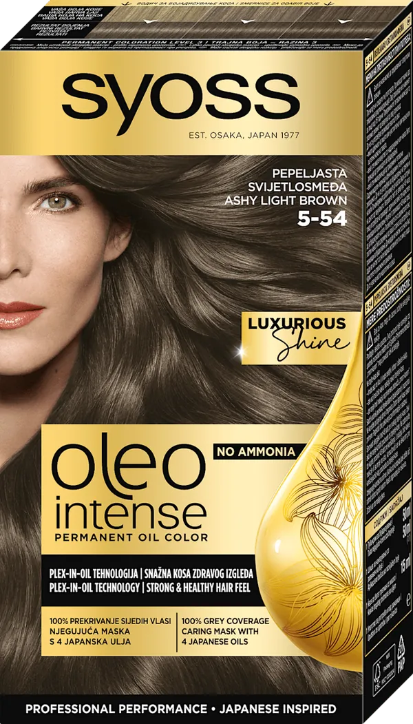 Farba za kosu SYOSS Oleo Intense 5.54 ashy light brown