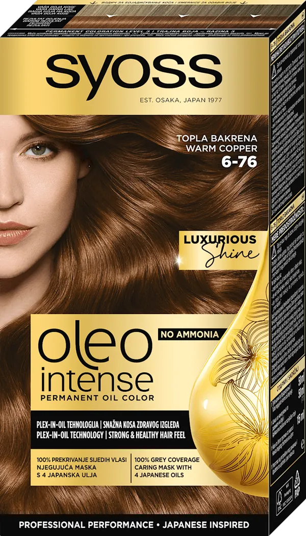 Farba za kosu SYOSS Oleo Intense 6-76 Warm Copper