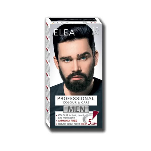 Farba za kosu za muškarci ELEA Professional Coulor&Care black