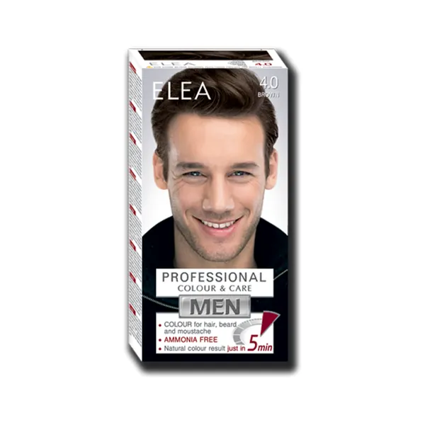 Farma za kosu za muškarce ELEA Professional Coulor&Care brown