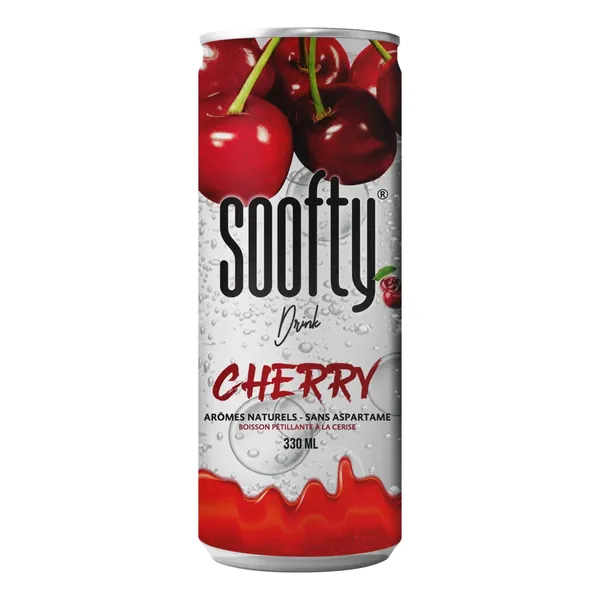 Gazirani sok SOOFTY trešnja 330ml