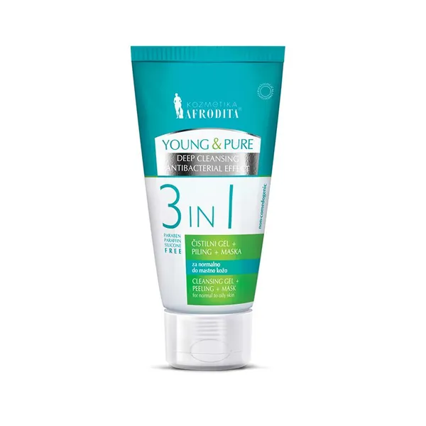 Gel, piling i maska AFRODITA young & pure 3 u 1