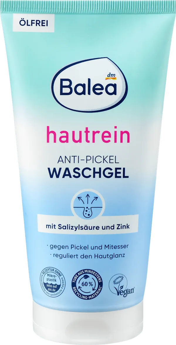 Gel za čišćenje lica BALEA Hautrein za umivanje protv bubuljica 150ml