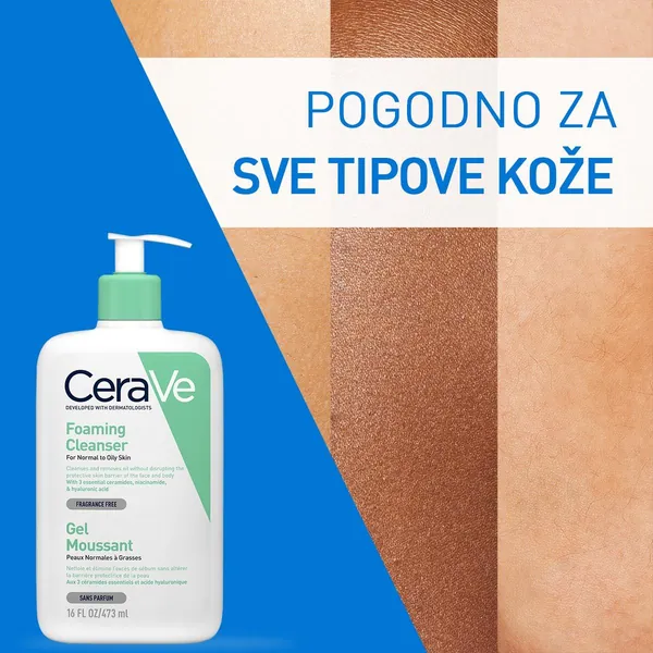 Gel za čišćenje lica CERAVE penušavi 1000ml