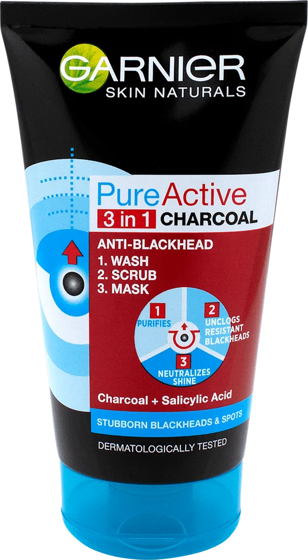 Gel za čišćenje lica GARNIER SKIN NATURALS Pure Active 3u1 150 ml