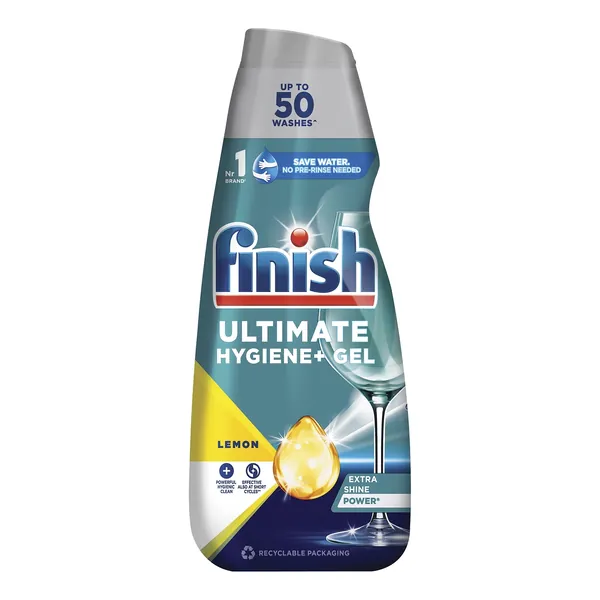 Gel za mašinsko pranje posuđa FINISH Ultimate lemon 1l