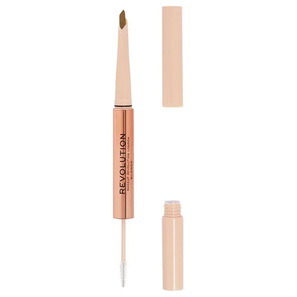 Gel za obrve REVOLUTION MAKE UP olovka i gel za obrve 2 u 1 Fluffy Brow Duo Blonde 0.12g+1ml