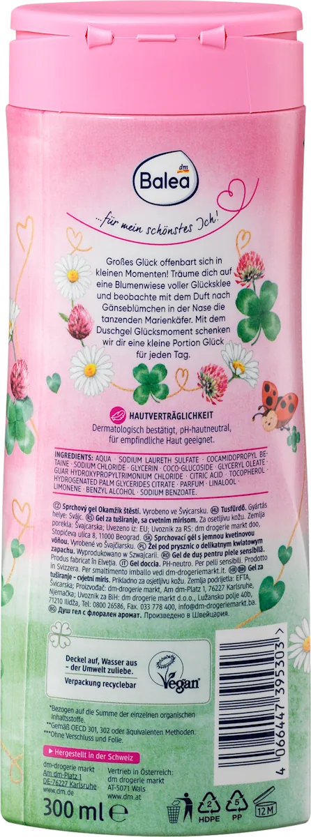 Gel za tuširanje BALEA Glucksmoment cveće 300ml