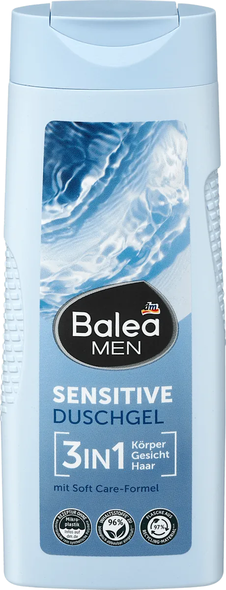 Gel za tuširanje BALEA MEN Sensitive 3u1 300ml
