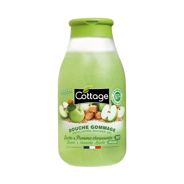 Gel za tuširanje COTTAGE exfoliating sugar and crunchy apple 270ml