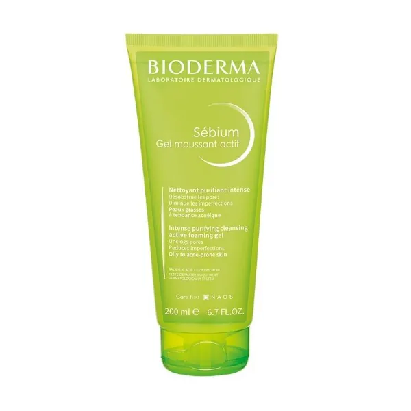 Gel za umivanje BIODERMA Aktivni masne i aknama sklone kože 200 ml