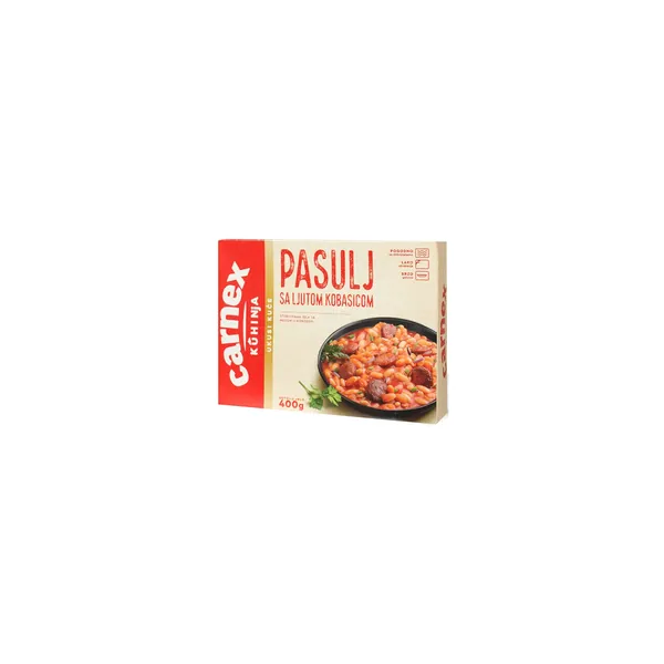 Gotova jela CARNEX Pasulj sa ljutom kobasicom 400g