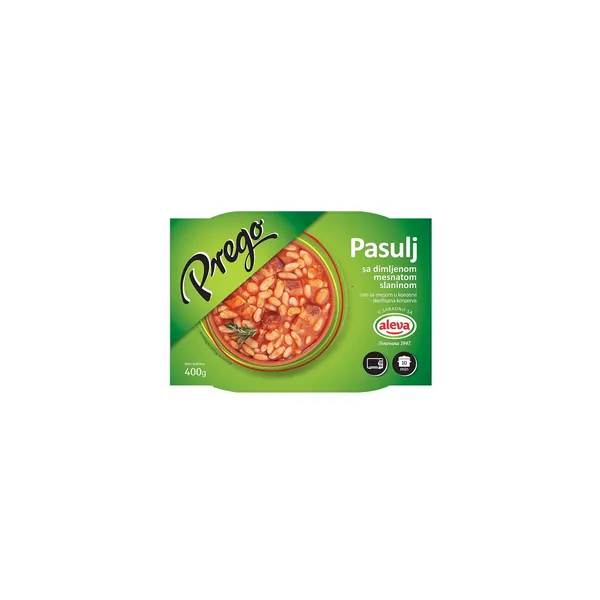 Gotova jela NEOPLANTA Prego pasulj sa dimljenom slaninom 400g