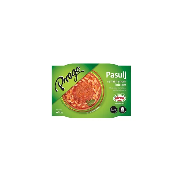 Gotova jela NEOPLANTA Prego pasulj sa faširanom šniclom 400g