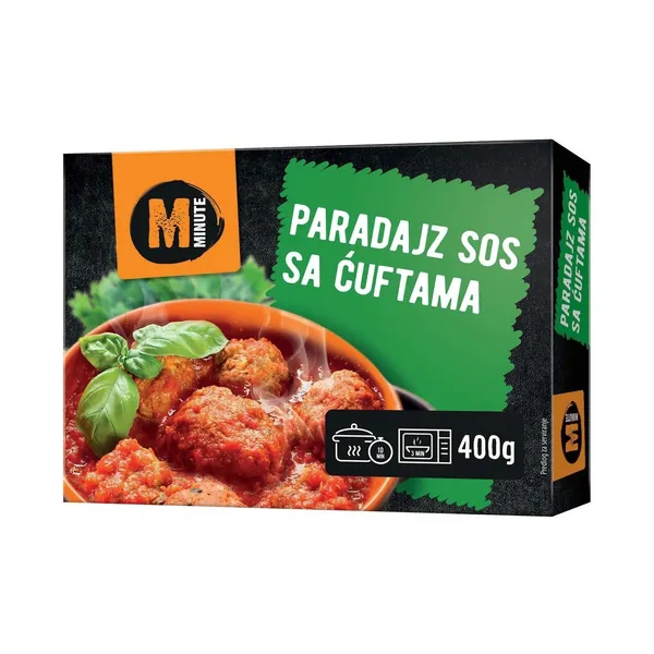 Gotovo jelo MINUTE paradajz sos sa ćuftama 400g