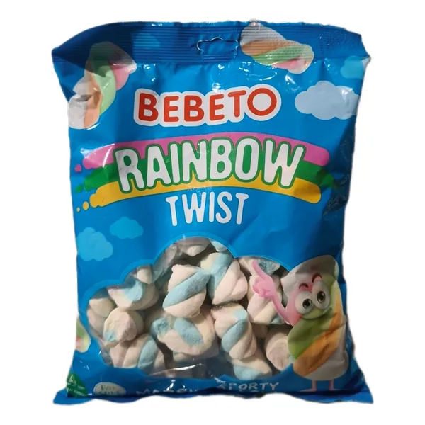 Gumene bombone BEBETO marshmallow rain twist 250g