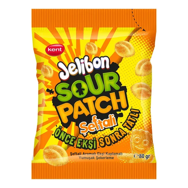 Gumene bombone KENT sour patch peach 80g