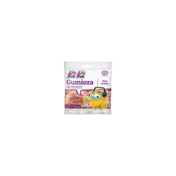Gumene bombone KI-KI Sour worms 90g