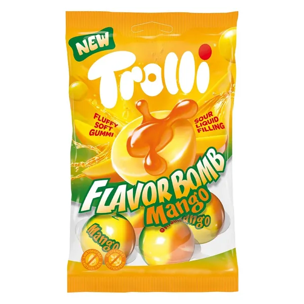 Gumene bombone TROLLI flavor mango 75g