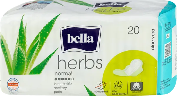 Higijenski ulošci BELLA herbs aloe vera 20kom