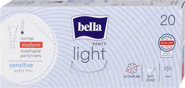 Higijenski ulošci BELLA Light panty sensitive dnevni 20kom