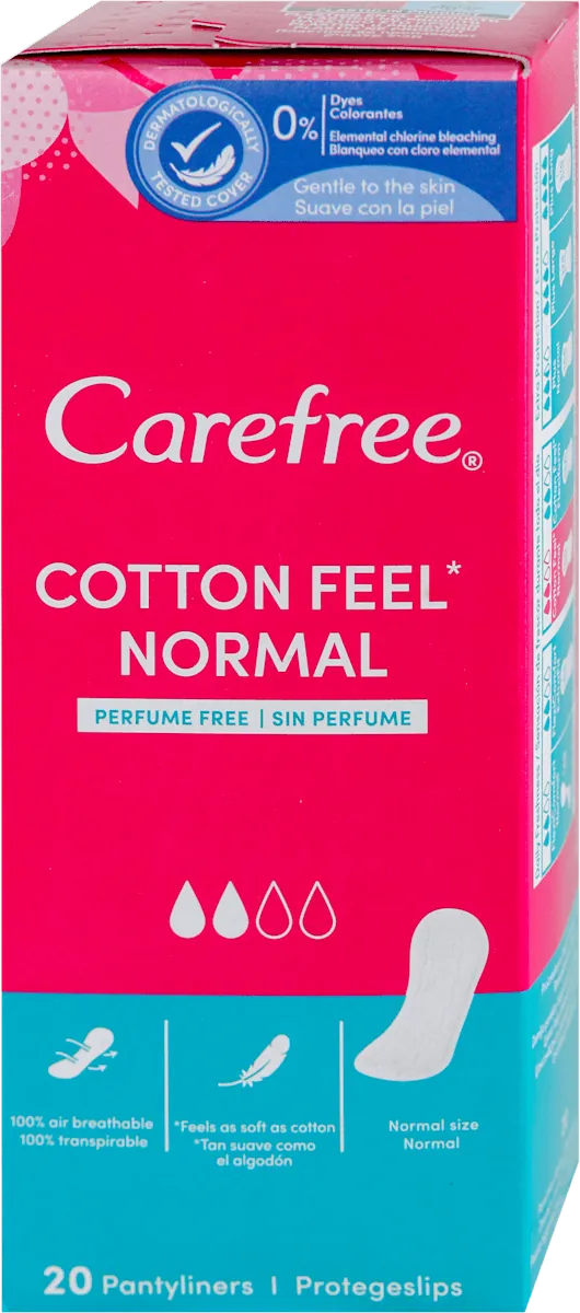 Higijenski ulošci CAREFREE cotton feel normal dnevni 20kom