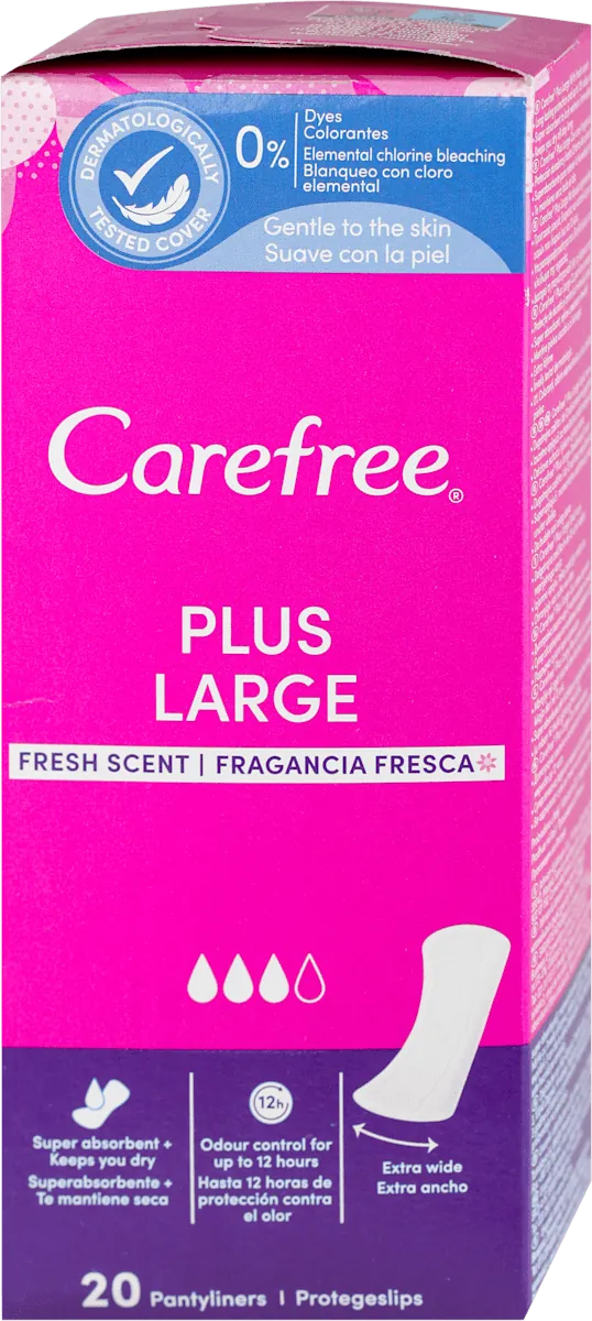 Higijenski ulošci CAREFREE Panty Liners Maxi Fresh 20