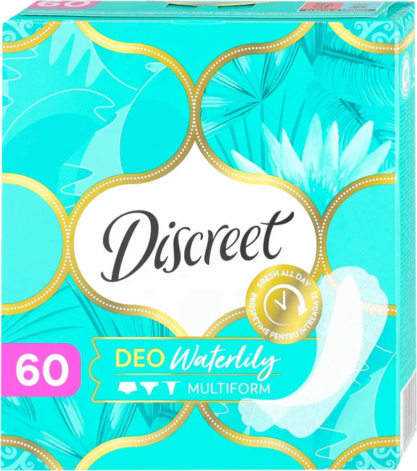 Higijenski ulošci DISCREET dnevni Water Lily 60kom