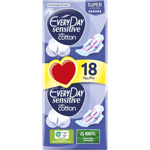 Higijenski ulošci EVERY DAY sensitive super 18kom