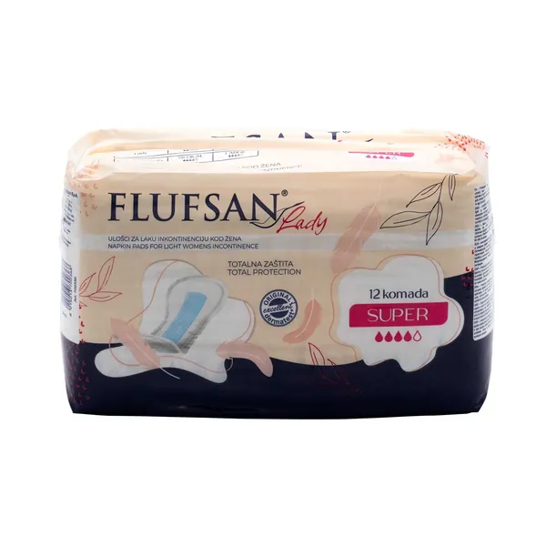 Higijenski ulošci FLUFSAN Lady super za inkontinenciju 12kom