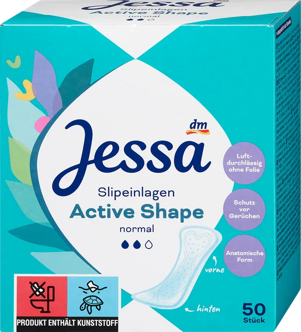 Higijenski ulošci JESSA Active Shape dnevni 50kom