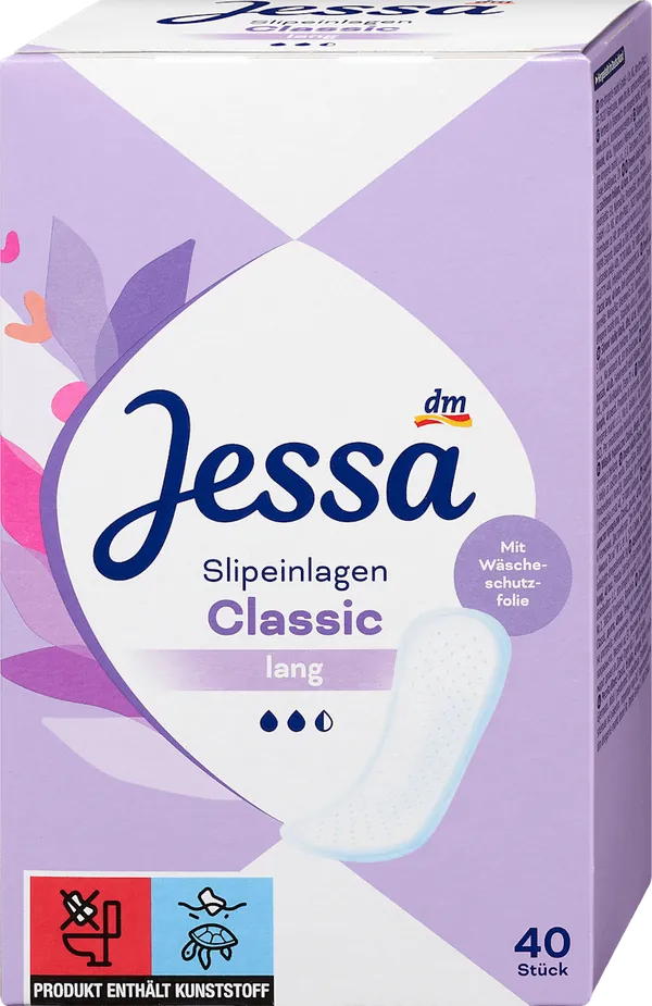 Higijenski ulošci JESSA Classic dnevni sa zaštitnom folijom dugi 40kom