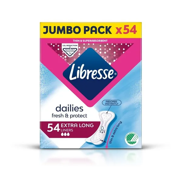 Higijenski ulošci LIBRESSE Dnevni extra long 54kom