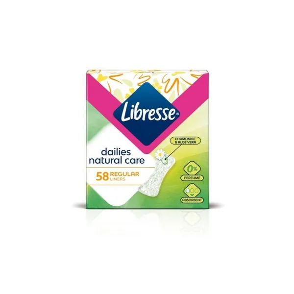 Higijenski ulošci LIBRESSE dnevni Natural CARE Normal 58