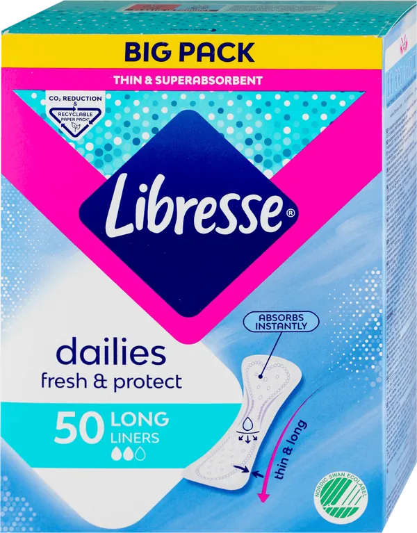 Higijenski ulošci LIBRESSE Long Multi Duo dnevni 50kom