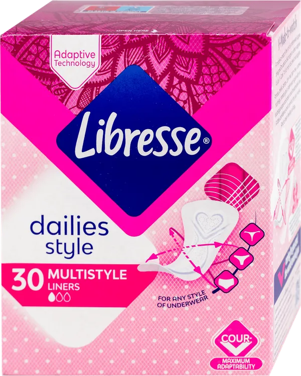 Higijenski ulošci LIBRESSE Multistyle normal 30/1