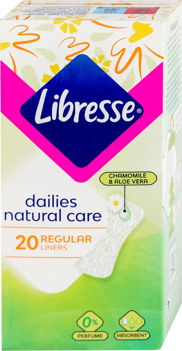 Higijenski ulošci LIBRESSE Natural Care dnevni 20 komada