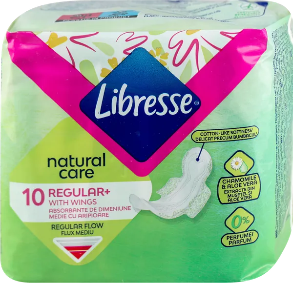 Higijenski ulošci LIBRESSE Natural ultra Normal clip 10/1