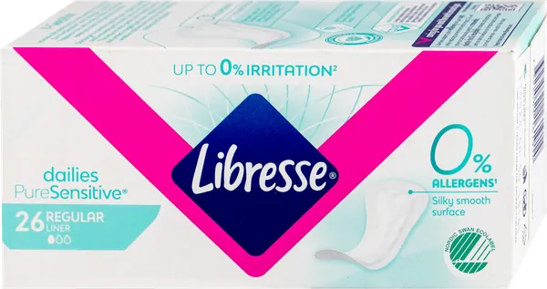Higijenski ulošci LIBRESSE Pure sensitive dnevni 26kom