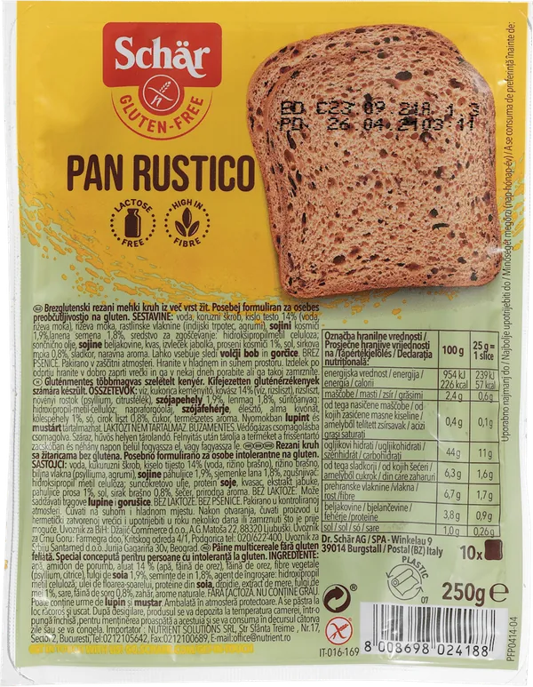 Hleb SCHAR Pan Rustico 250g