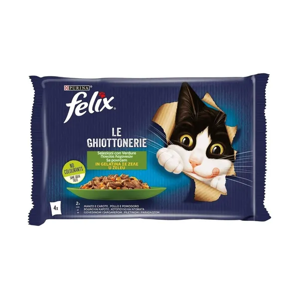 Hrana za mačke FELIX govedina 85g 2+1 gratis
