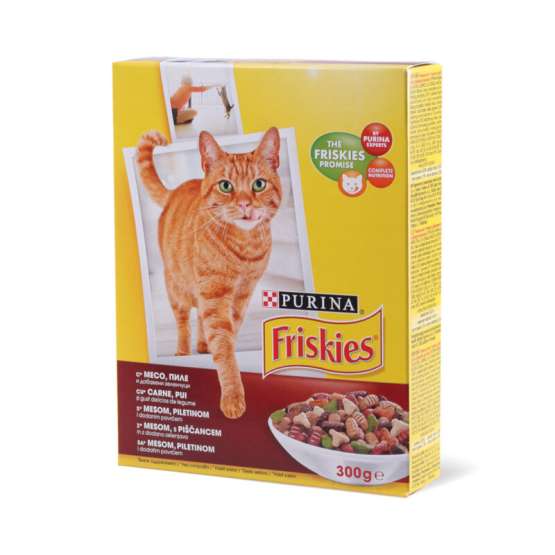 Hrana za mačke FRISKIES briketi meso 300g