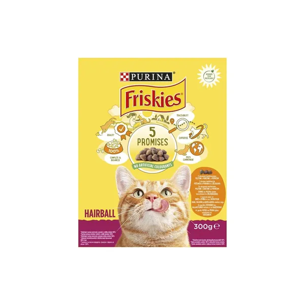 Hrana za mačke FRISKIES granule Hairball 300g