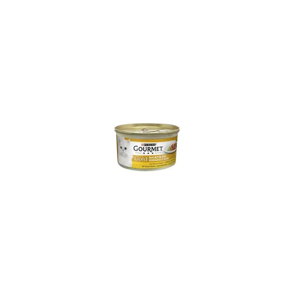 Hrana za mačke GOURMET Gold konzeve pilet.srce 85g