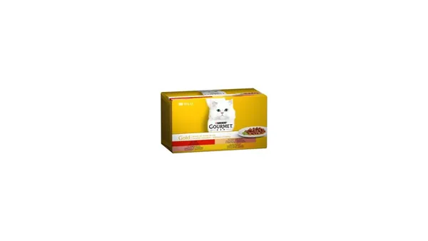 Hrana za mačke GOURMET Gold piletina 4x85g