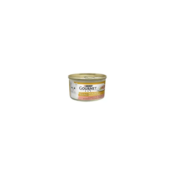 Hrana za mačke GOURMET Gold piletina i losos 85g